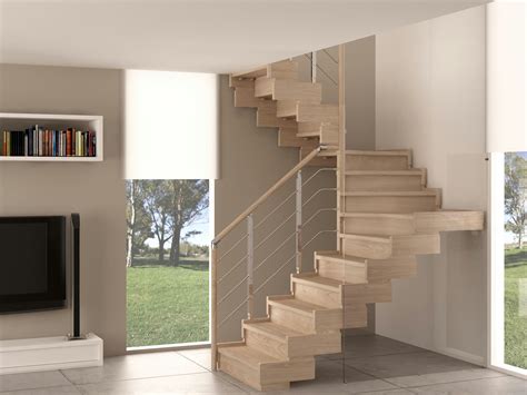 Wooden Open Staircase Trasforma Design By Rintal