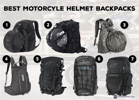 If you want the best motorcycle backpack available, you've come to the right. 7 Best Motorcycle Helmet Backpacks Available Right Now ...