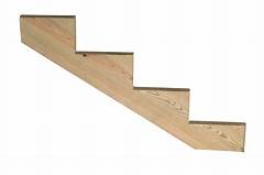8 Step Ground Contact Pressure Treated Pine Stair Stringer