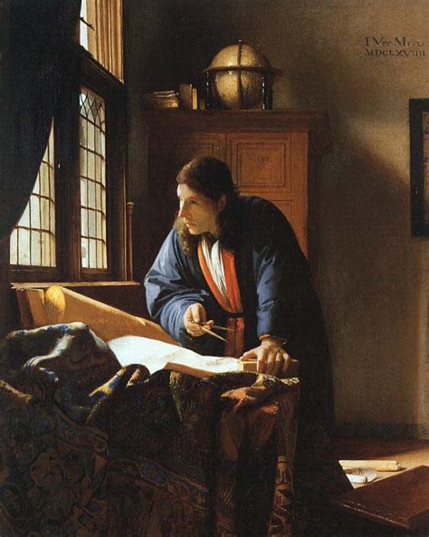 El Geógrafo Uno De Los Pocos Hombres De Vermeer