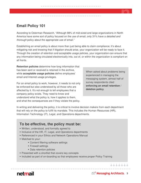 11+ Email Policy Examples - PDF | Examples