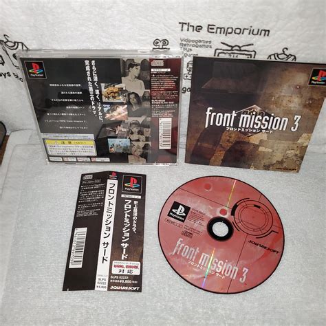 Front Mission 3 Sony Playstation Ps1 Japan The Emporium Retrogames