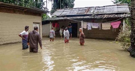 Assam Faces Natures Wrath As 2 Lakh People Affected Due To Floods Heavy Rain Predicted