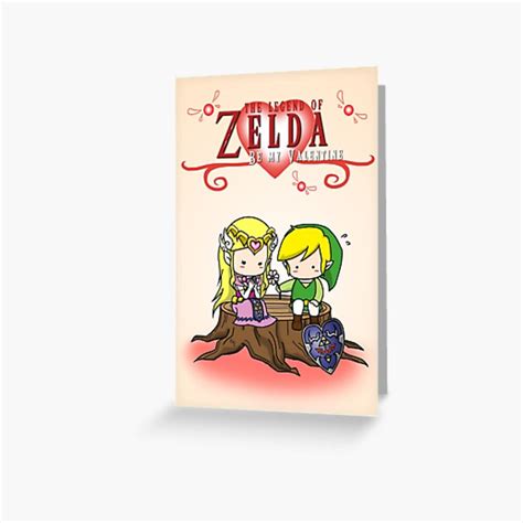 The Legend Of Zelda Valentines Day Greeting Card By Nipponolife