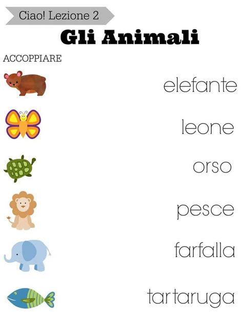 Simple Italian Lessons For Kids Lezione 2 The Chirping Moms