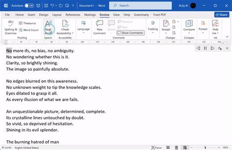 How To Use Read Aloud And Speak Feature In Microsoft Word Vegadocs