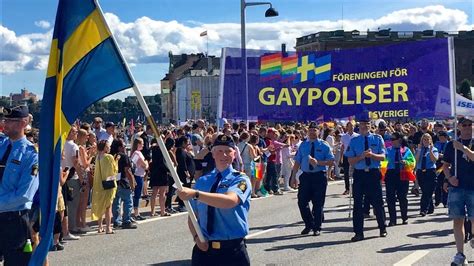 Stockholm Pride S Celebration Of Diversity Featuring The Gay Police Of