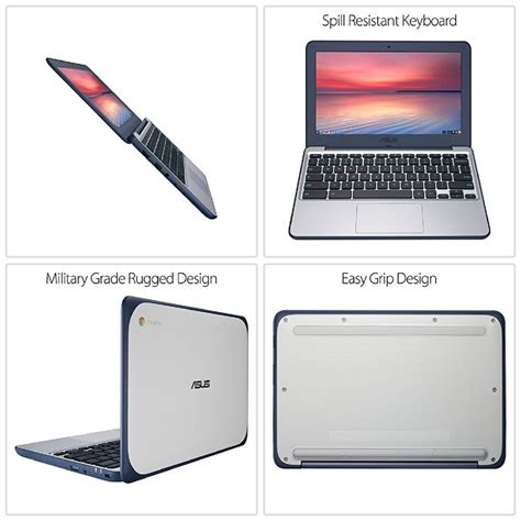 Asus Chromebook C202sa 116 Inch 16gb Emmc Intel Celeron N3060 1
