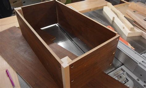 making  storage box  thin recycled plywood