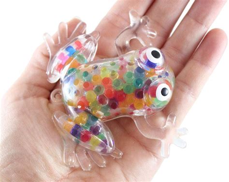 Buy Curious Minds Busy 1 Cute Frog Rainbow Water Bead Filled Squeeze