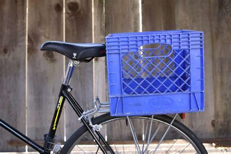 How To Attach A Milk Crate To A Bike Cheap And Simple Bicycle 2 Work