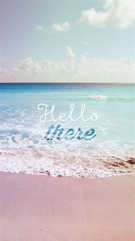 Hello There Summer Wave Beach Iphone 6 Plus Wallpaper Tumblr Iphone Wallpaper Summer