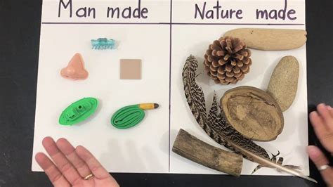 Natural Man Made Montessori Preschool Read Aloud Story Youtube