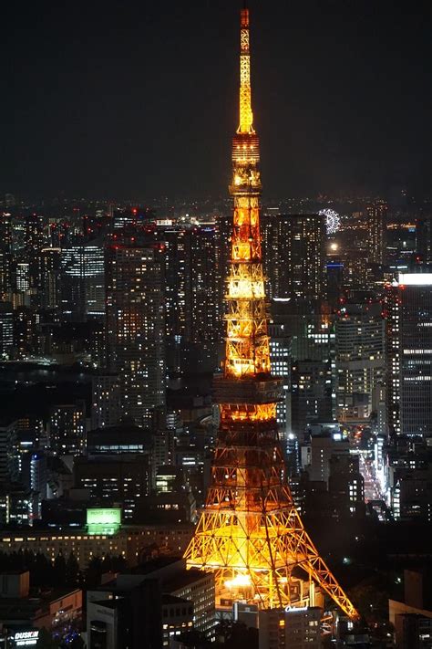 Image Gratuite Sur Pixabay Tokyo Toyko Tower Japon La Nuit Tour