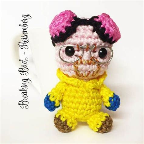 Breaking Bad Amigurumi Portachiavi Pupazzo Walter White Heisenberg