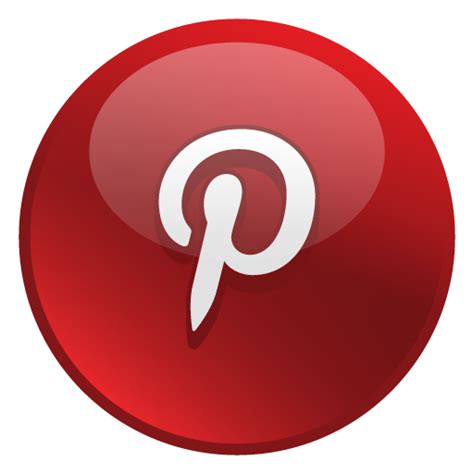 Pinterest Icon | Glossy Social Iconset | Social Media Icons