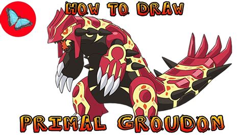 How To Draw Pokemon Primal Groudon Drawing Animals Youtube
