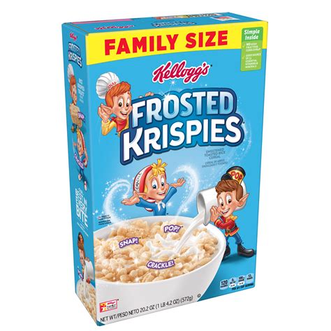 Kelloggs Frosted Krispies Breakfast Cereal Original 202 Oz