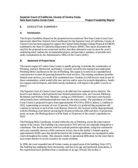 feasibility report templates  word pages