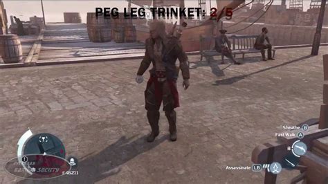 Assassins Creed 3 New York Peg Leg Trinkets YouTube