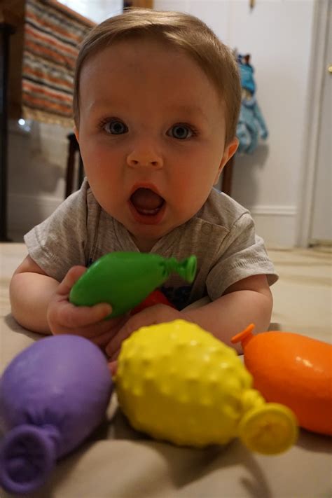 Developmental Activities For 6 Month Old Babies Sensory Balloons