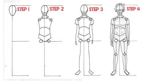 How To Draw A Body Step By Catchroll