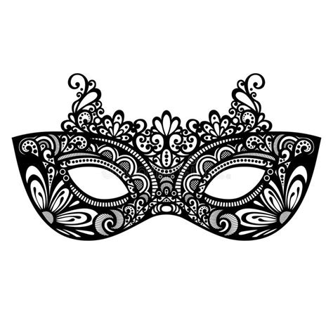 Masquerade Mask Beautiful Masquerade Mask Vector Patterned Design