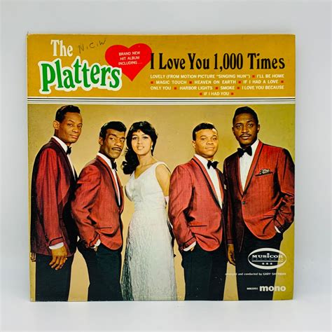 Mono 1st The Platters I Love You 1000 Times Etsy