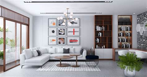 Free Sketchup 3d Model Modern Living Room06 Architecture Design