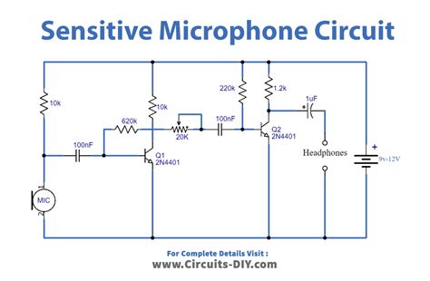 Condenser Microphone Circuit Diagram Circuit Diagram