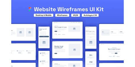 website wireframes ui kit vol 1 figma