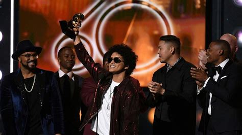Grammy Awards 2018 Bruno Mars Wins Album Record And Song Of The Year