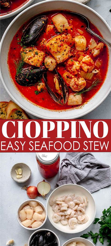 Easy Cioppino Recipe In 2021 Seafood Stew Recipes Cioppino Recipe