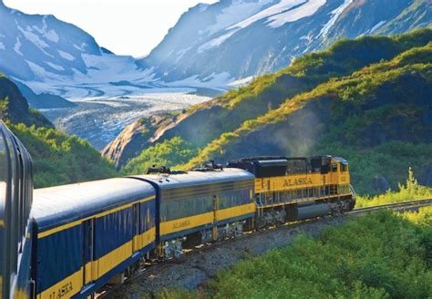 Train From Seward To Anchorage Via Coastal Classic Train Alaska Shore