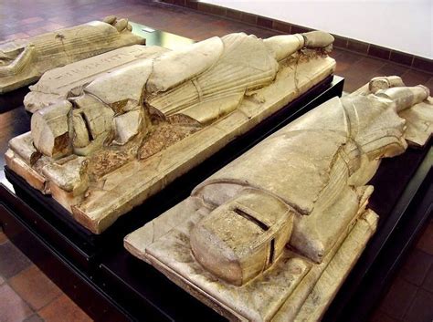 Unusual Tomb Effigies Of Knights C1250 Now In The On Site Museum At