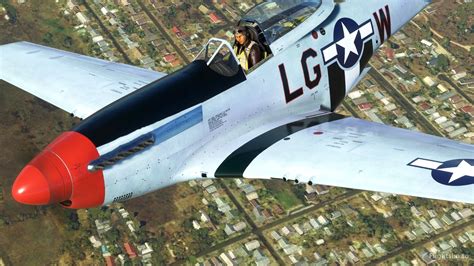 North American P 51k Mustang Owned By Tom Cruise For Microsoft Flight