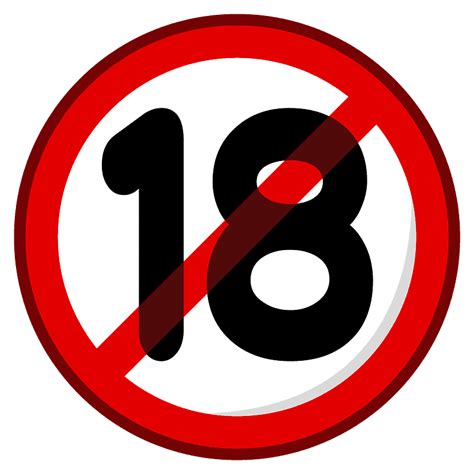 18 Plus Symbol