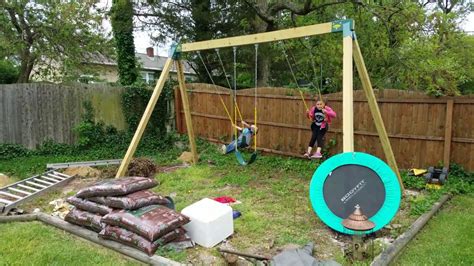 This crafter built his swing set out of reclaimed timber. Swing Set Upgrade 2017 - How To Build Your Own - Product ...