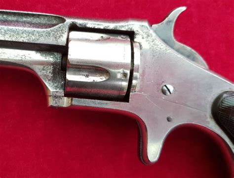 An American Remington Smoot 5 Shot 30 Cal Rimfire Revolver Circa 1873