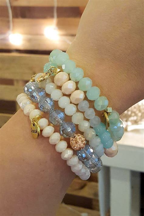 Erimish Stackable Bracelets, SPRING | Beaded bracelets, Ankle bracelets, Womens bracelets