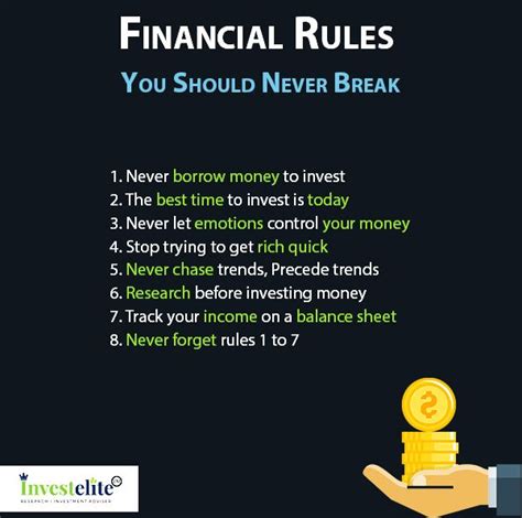 Equally if they need to transfer or borrow the money themselves it may. 1. Never borrow money to invest 2. The best time to invest is today 3. Never let emotions ...
