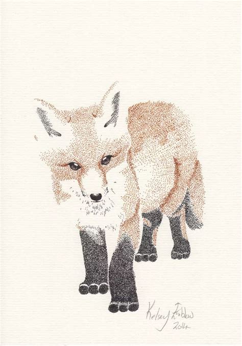 Kelsey Emblow Drawings For Sale Artfinder The Fox Cub Original