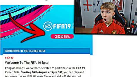 Supposedly, the codes will be going out by email ahead of wednesday. I GOT THE FIFA 19 BETA!!! - YouTube