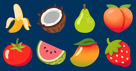 🍇 Fruit Emojis 🍈 🍉 🍊 🍋 🍌 🍍