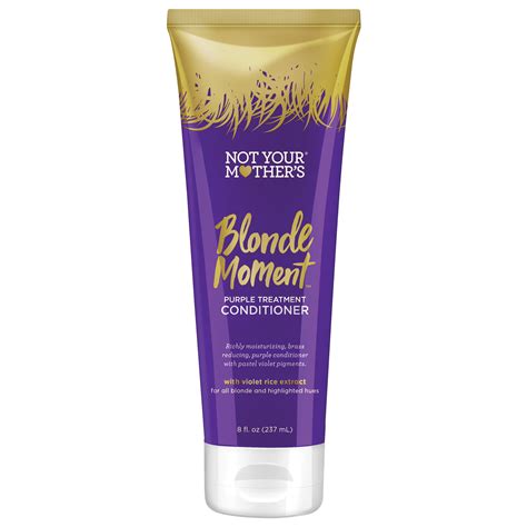 Not Your Mothers Blonde Moment Purple Treatment Conditioner 8 Oz