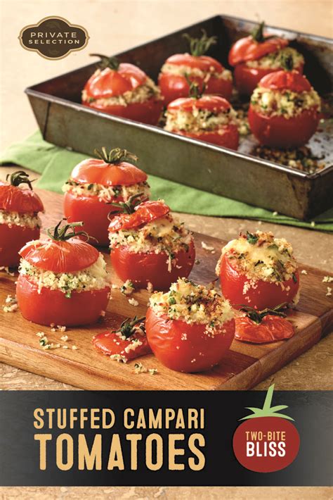 Stuffed Campari Tomatoes Kroger Recipe Roasted Vegetable Recipes