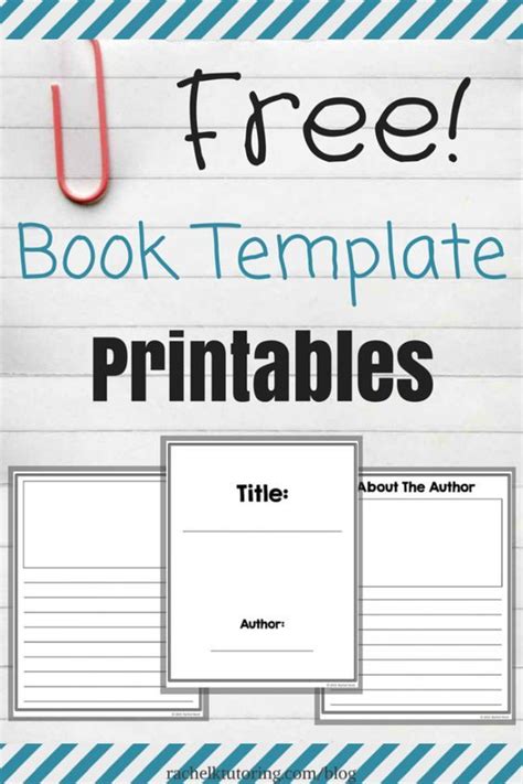Writing A Children's Book Template Free