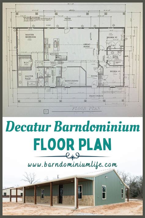 Decatur Barndominium Floor Plan Barndominium Life Metal House Plans