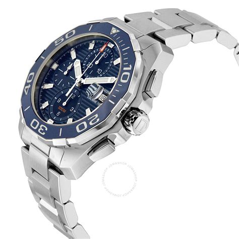 Tag heuer aquaracer stainless steel with blue chronograph caf1112. Tag Heuer Aquaracer Chronograph Automatic Men's Watch ...