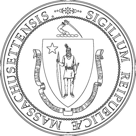 Massachusetts State Seal Vector At Collection Of